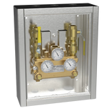 Lawler 911 Thermometer with Inlet Piping Cabinet 84701