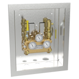 Lawler 911 Thermometer with Inlet Piping Cabinet 84701