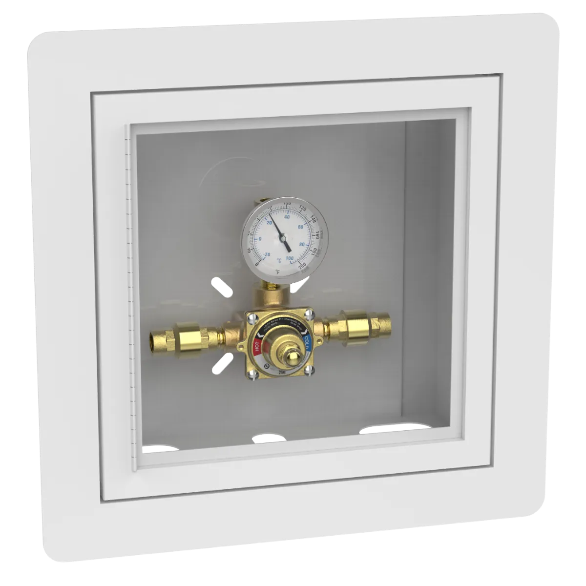 Lawler 911E/F Piped Thermometer Cabinet 84909