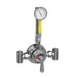 Lawler 3/4" Piped Thermometer Ball Valve 85005