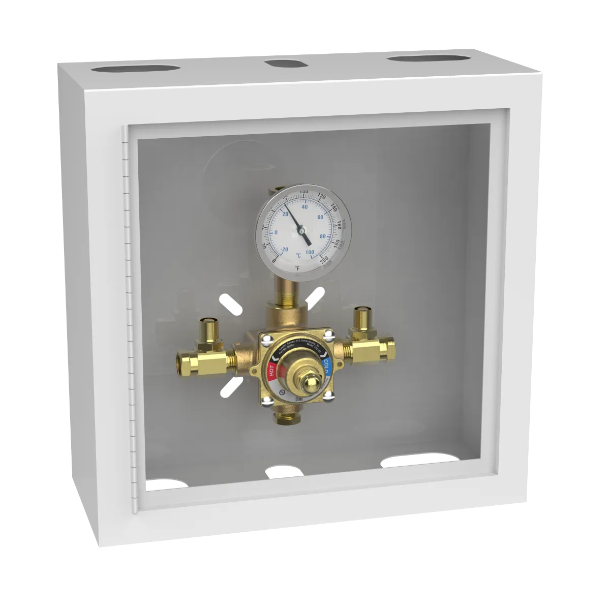 Lawler 310-50 Piped Thermometer Cabinet 86401