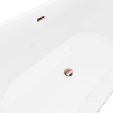 Cyclone Copper Freestanding Bathtub