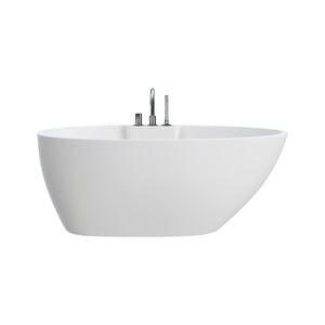 Hadiya-56-WHT Freestanding Bathtub