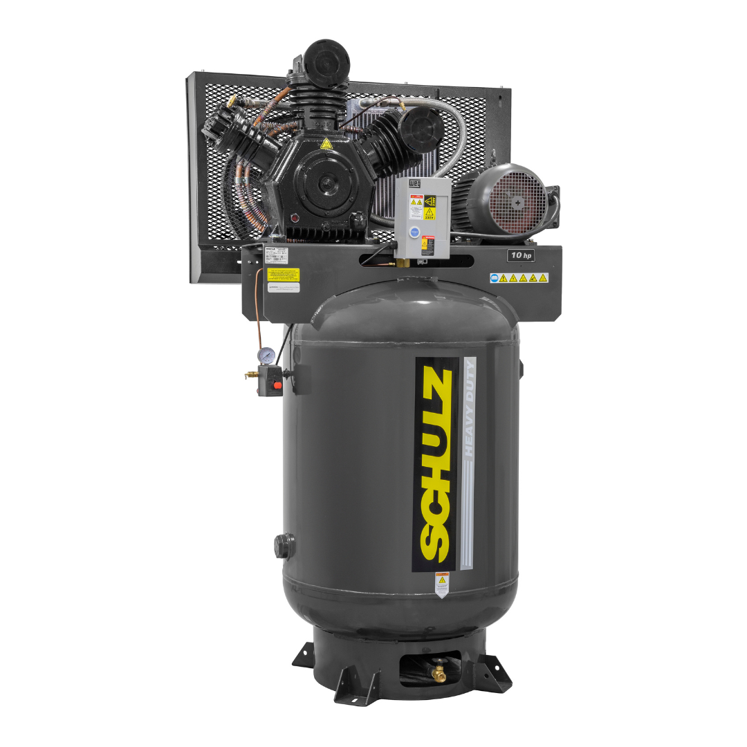 Schulz 10120VW40X-3 Heavy Duty - V Series MSW 40 MAX Air Compressor 932.9369-0