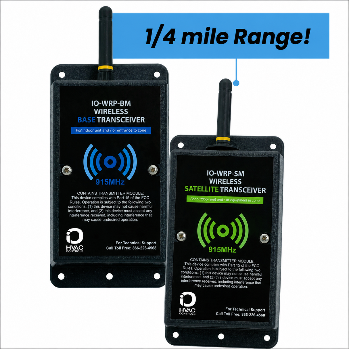 iO HVAC Controls iO-WRP 4 Channel Wireless Relay PLUS Kit