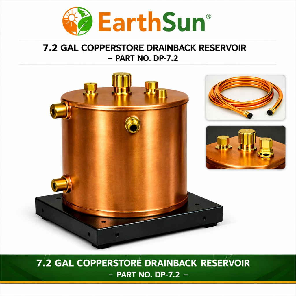 SunEarth CopperStor Drainback Reservoir 7.2 Gal