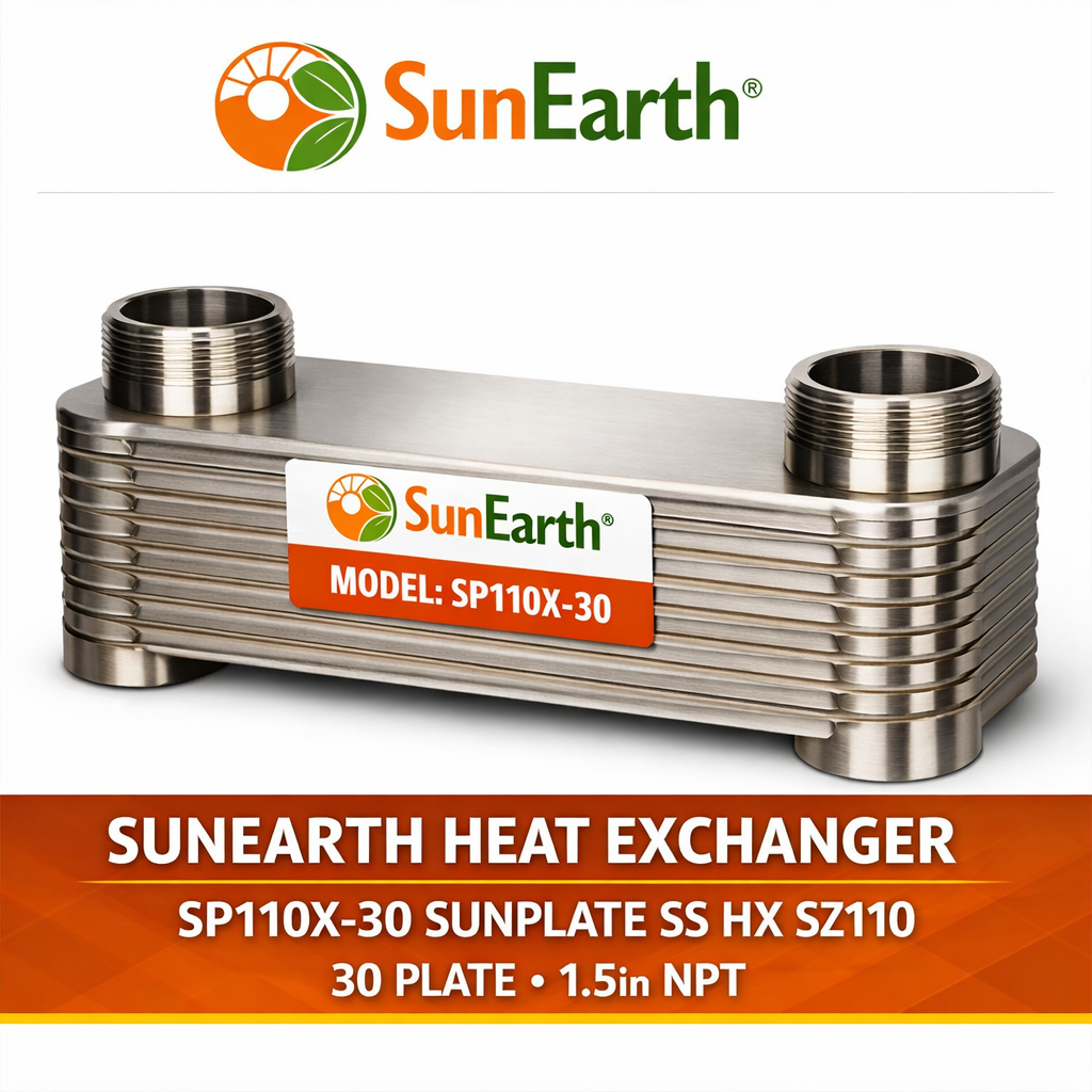 SunEarth Heat Exchanger SP110X-30