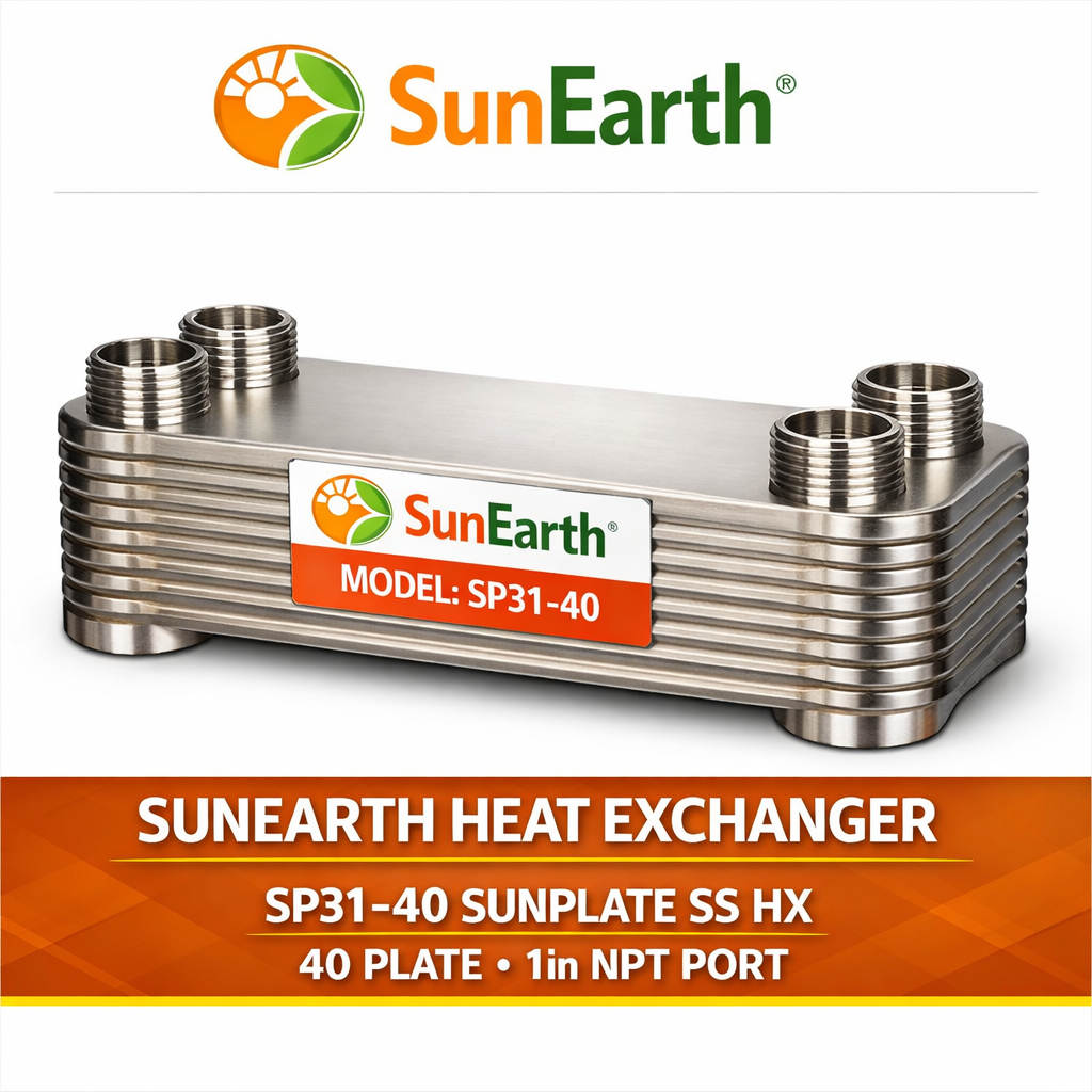 SunEarth Heat Exchanger SP31-40