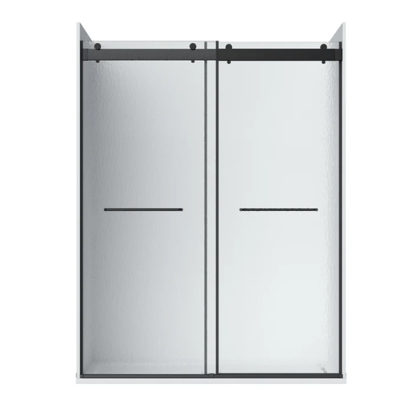 A&E Bath Flora 60 Raindrop Glass Shower Kit