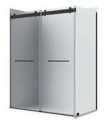 A&E Bath Flora 36x48 Frosted Glass Shower Kit