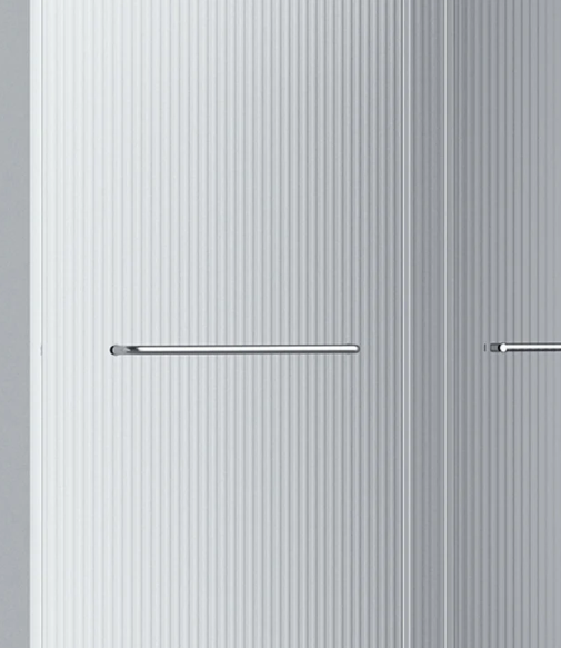 A&E Bath Flora 60 Fluted Glass Shower Kit