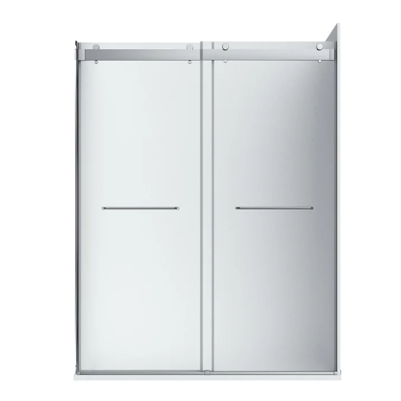 A&E Bath Flora 36x48 Frosted Glass Shower Kit