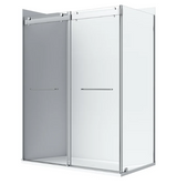 A&E Bath Flora 36x48 Clear Glass Shower Kit