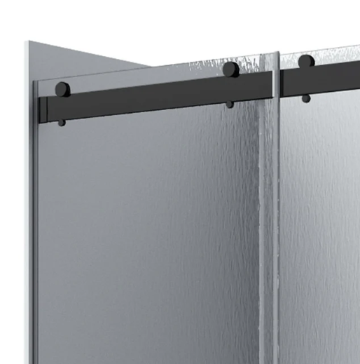 A&E Bath Flora 36x48 Raindrop Glass Shower Kit