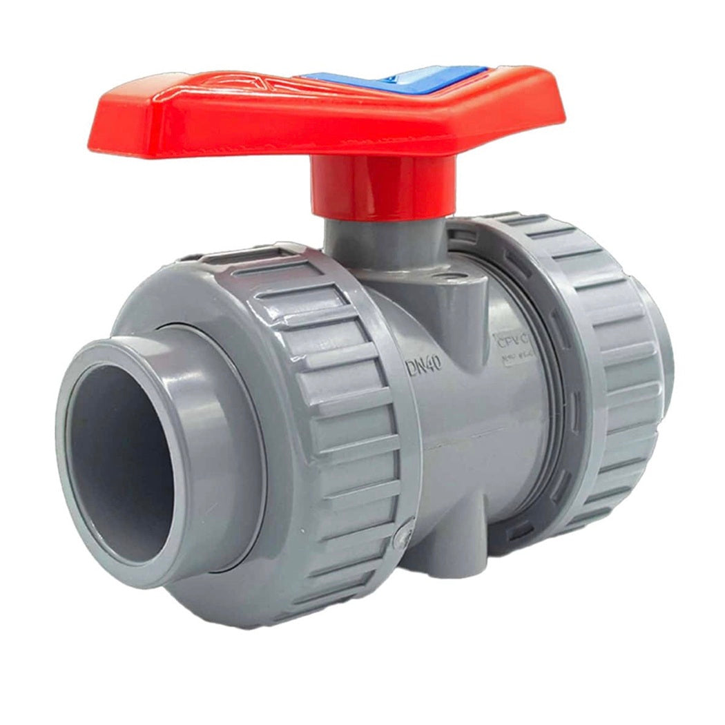 AV AVOS - Schedule 80 CPVC True Union Ball Valve Socket (P200UC 1 1/2" - 4") Box Qty: 1 - 12