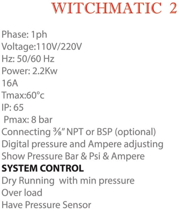 Gol SWITCHMATIC - 2 NPT 115/220V50/60HZ 2.2Kw