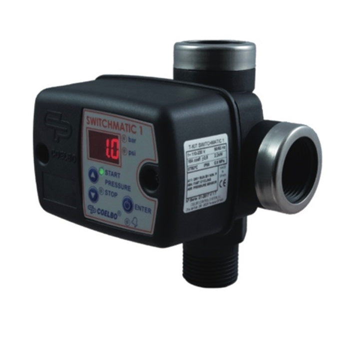 Gol T-KIT SWITCHMATIC - Inline digital Pressure Switch Three way 1" NPT 110-230 1ph