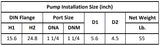Gol Vertical Multistage Centrifugal In-Line Pumps - SBI 1-9 KW0.75 1PH 110,220 & 3PH 230,440 V 60HZ IE3
