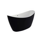 Jodie 59-BLK Freestanding Bathtub