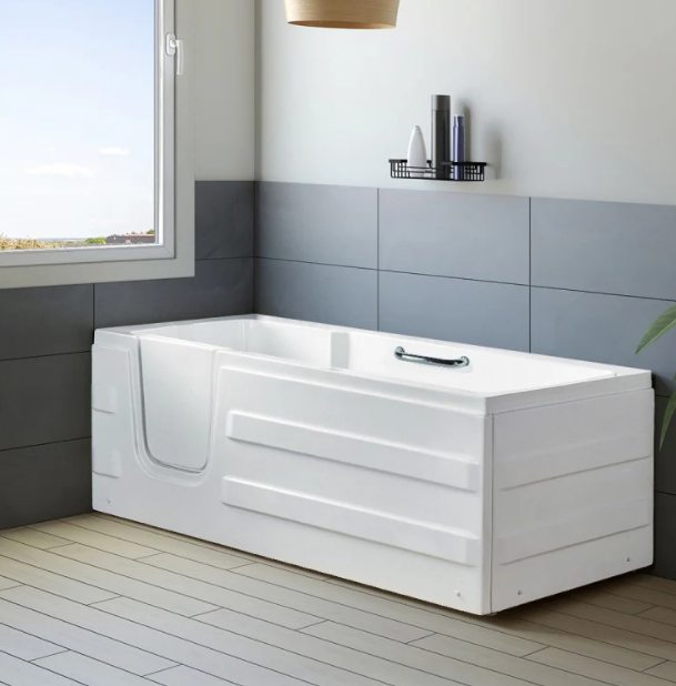 A&E Bath Nadine Left/Right Freestanding Walk-In Acrylic Bathtub
