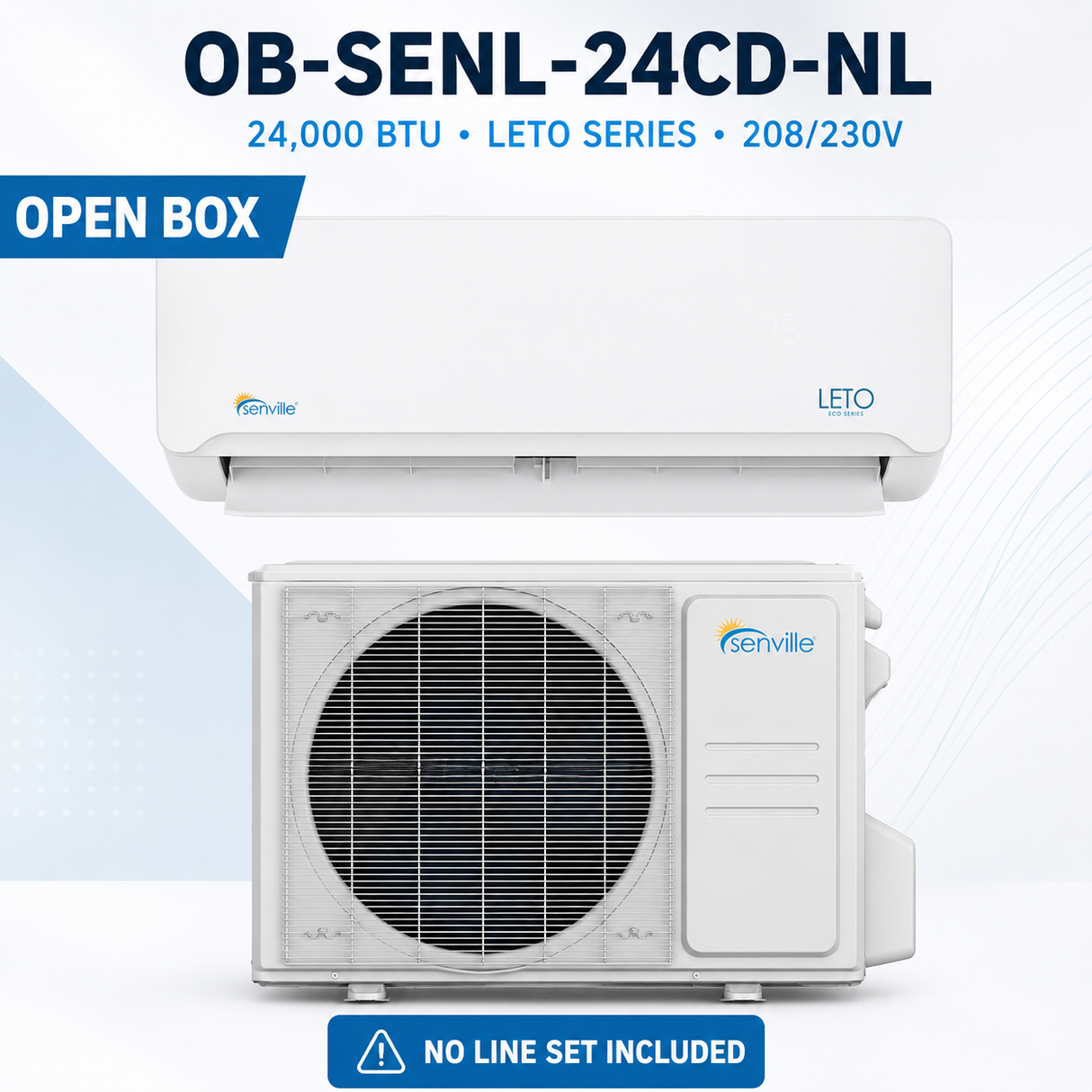 Open-Box Senville 24K LETO Mini-Split Heat Pump