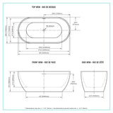 Philip-59 Freestanding Bathtub