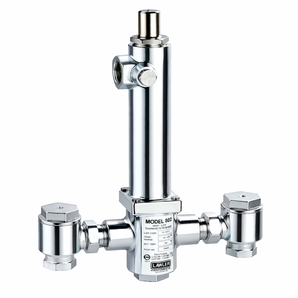 Lawler 73000-99 802 Standard High-Low Mixing Valves Polished Chrome