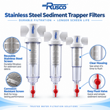 Rusco 3/4" Sediment Trapper Filters | Reusable Sediment Filtration Systems