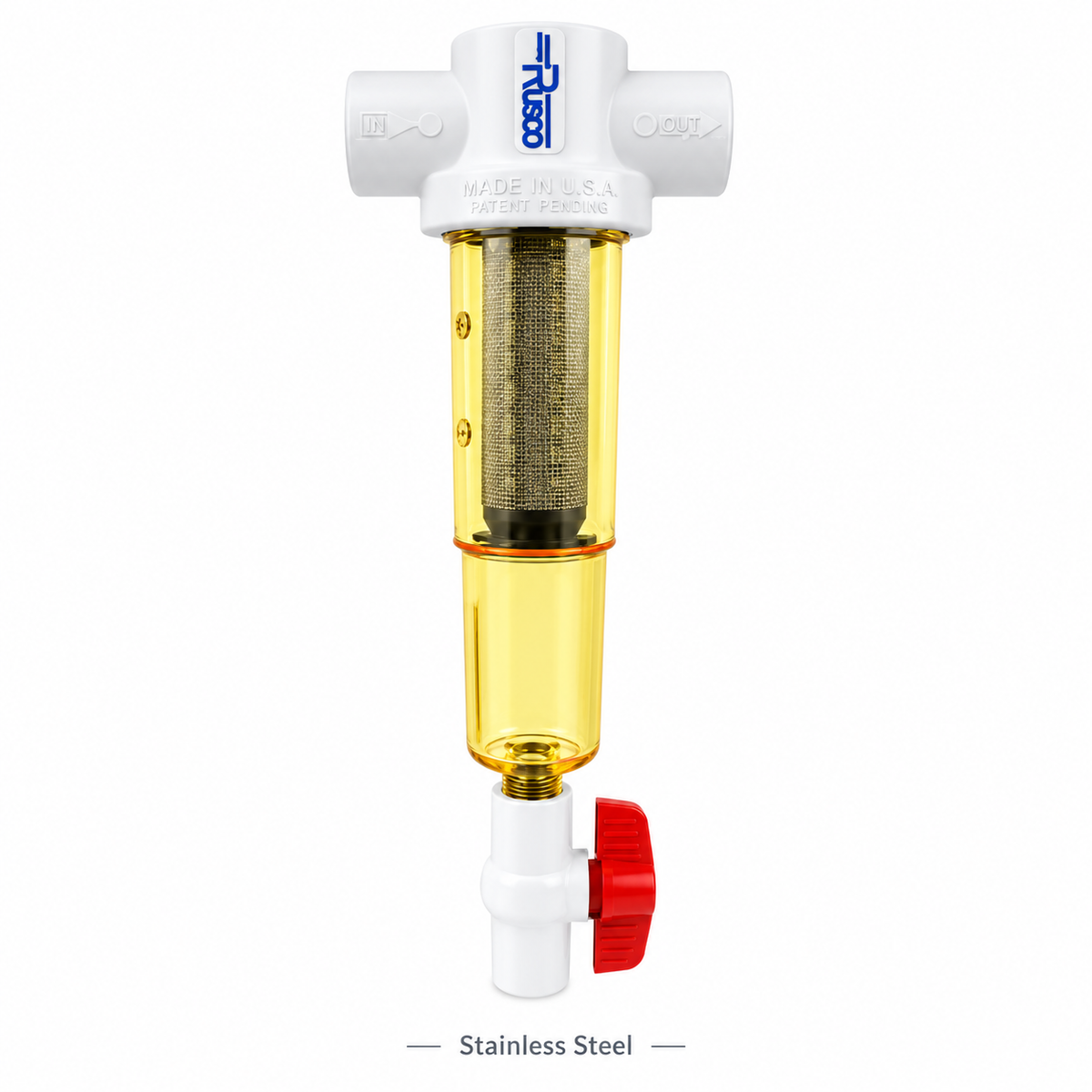 Rusco 3/4" Chemical-Resistant Spin-Down Sediment Filter