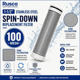 Rusco 1-1/2" Spin-Down and Hot Water Filter Replacement Elements