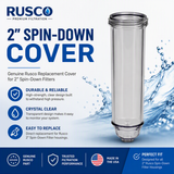 Rusco 2" Replacement Spin Down Covers | Replacement Sediment Trapper Filter