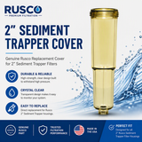 Rusco 2" Replacement Spin Down Covers | Replacement Sediment Trapper Filter