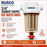 Rusco 3/4" Sediment Trapper Filters | Reusable Sediment Filtration Systems