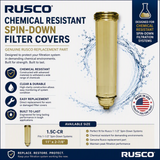 Rusco 3/4", 1-1/2", 1-1/4" Hot Water Replacement Filter Body | Replacement Housing