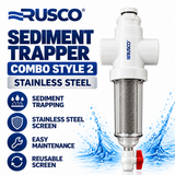 Rusco CF 2" Sediment Trapper Filter | Combo Style Sediment Filtration
