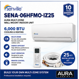 Senville AURA 6,000 BTU Multi-Zone Wall Mount Indoor Unit