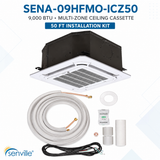 Senville 9,000 BTU Multi-Zone Ceiling Cassette