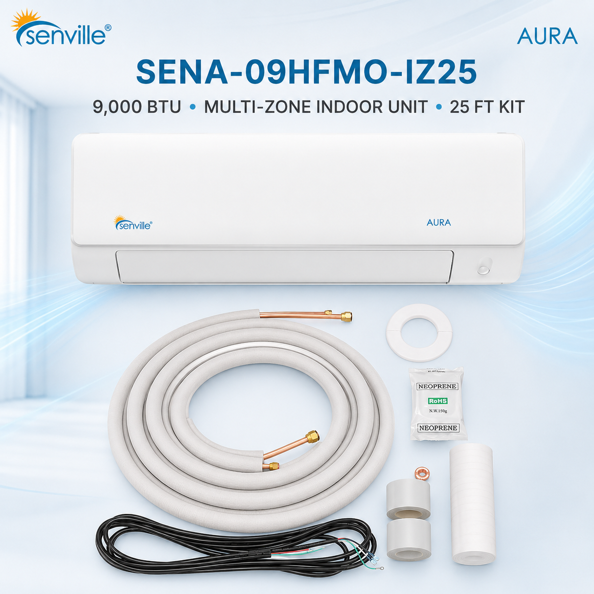 Senville AURA Multi-Zone Wall-Mounted Indoor Units
