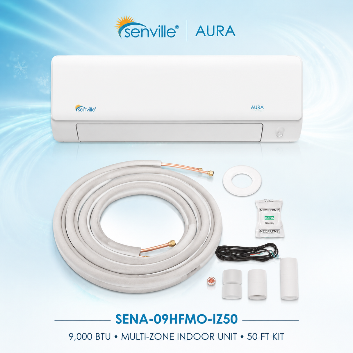 Senville AURA Multi-Zone Wall-Mounted Indoor Units