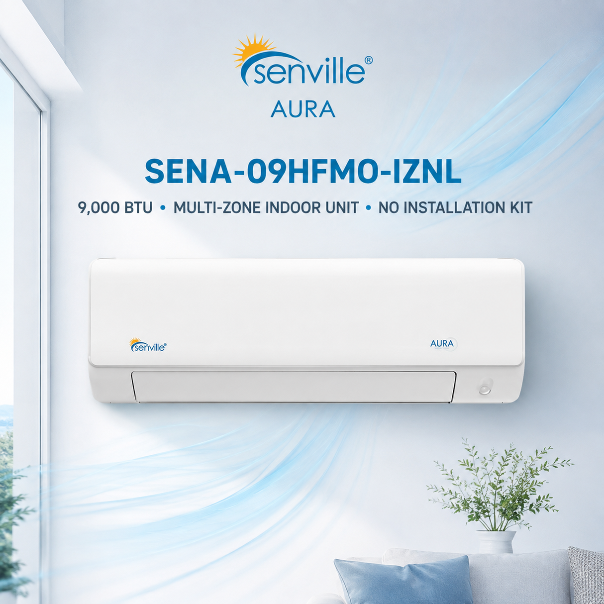 Senville AURA Multi-Zone Wall-Mounted Indoor Units