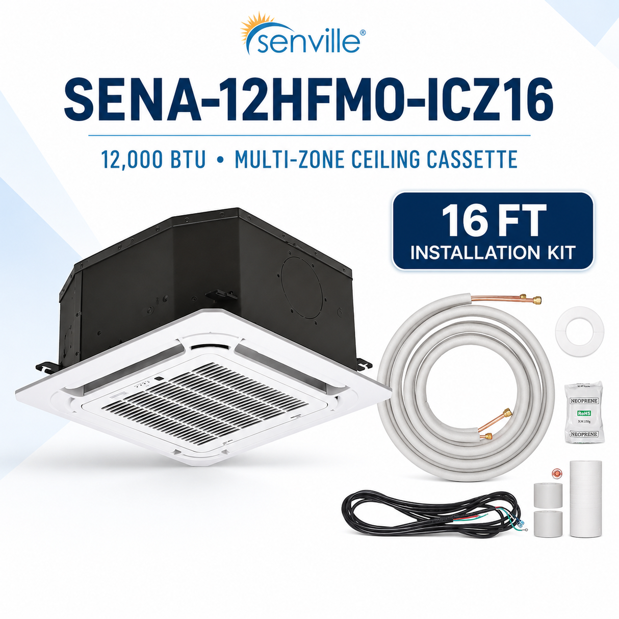Senville Multi-Zone Ceiling-Cassette Systems