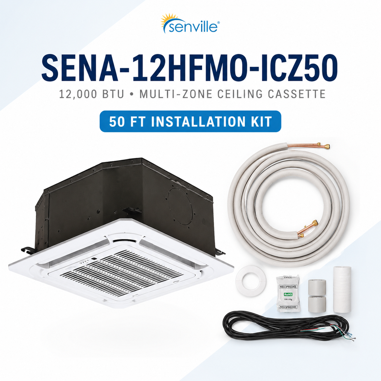 Senville Multi-Zone Ceiling-Cassette Systems