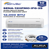 Senville AURA Multi-Zone Floor & Floor/Ceiling Indoor Units | 12K & 18K BTU