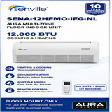 Senville AURA Multi-Zone Floor & Floor/Ceiling Indoor Units | 12K & 18K BTU