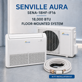 Senville AURA Floor-Mounted Mini Split Heat Pump – 12K, 18K and 24K BTU