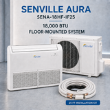 Senville AURA Floor-Mounted Mini Split Heat Pump – 12K, 18K and 24K BTU
