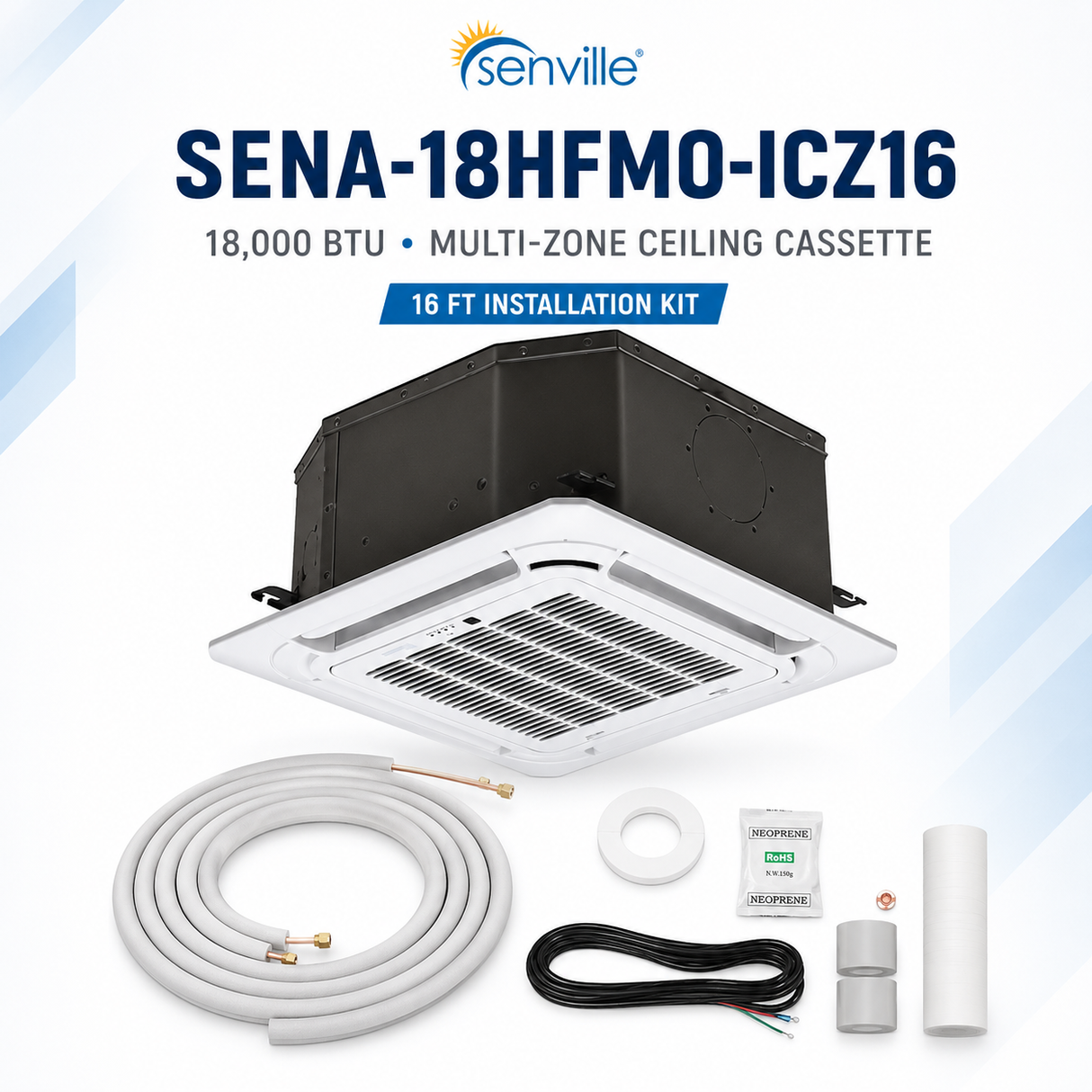 Senville Multi-Zone Ceiling-Cassette Systems