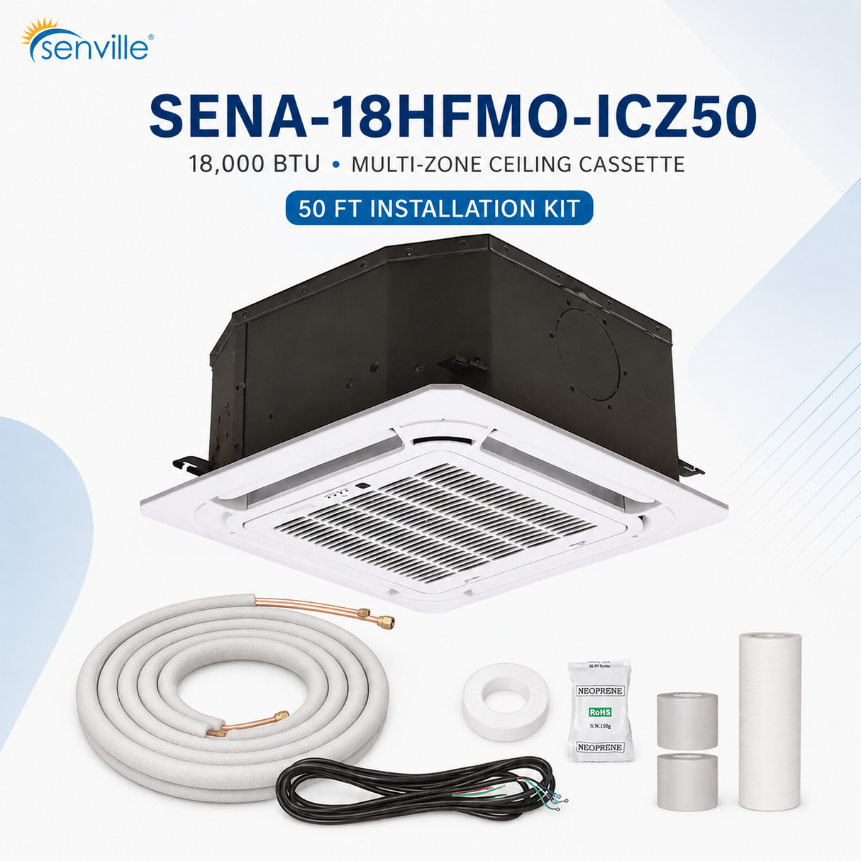 Senville Multi-Zone Ceiling-Cassette Systems