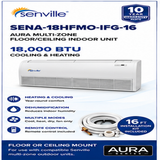 Senville AURA Multi-Zone Floor & Floor/Ceiling Indoor Units | 12K & 18K BTU
