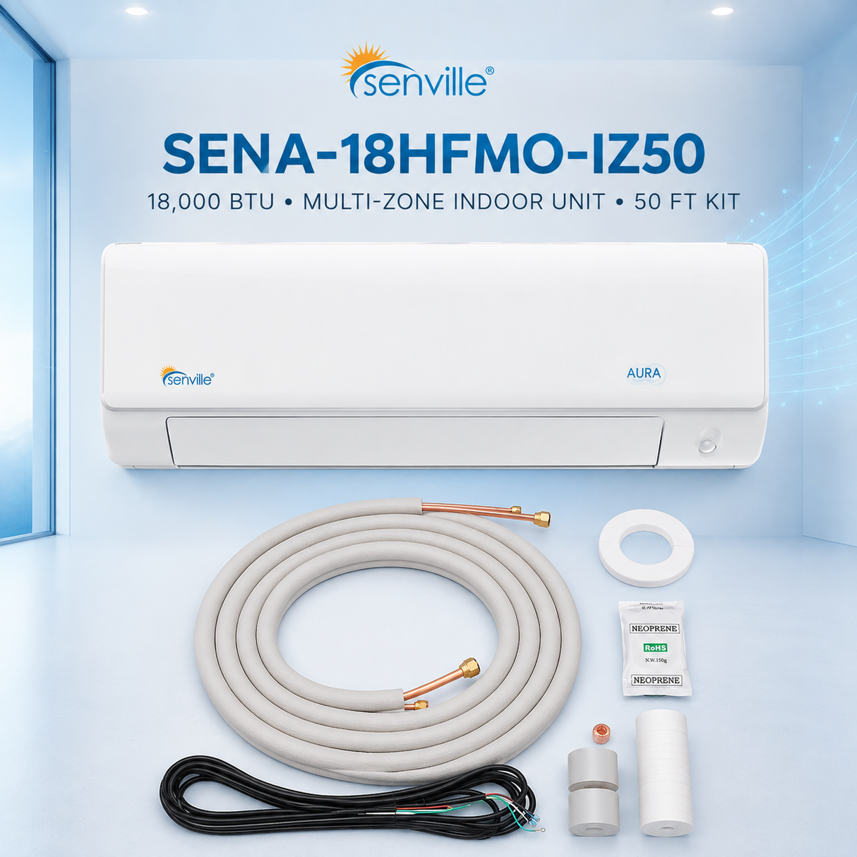 Senville AURA Multi-Zone Wall-Mounted Indoor Units